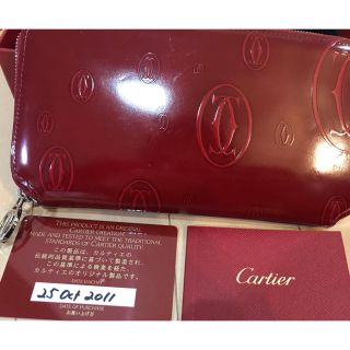 カルティエ(Cartier)のカルティエ ハッピーバースデー 長財布 8万円(財布)