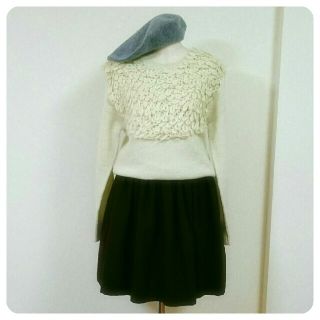 カロリナグレイサー(CAROLINA GLASER)のCAROLINA GLASER wool skirt(ひざ丈スカート)