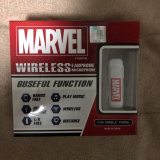 マーベル(MARVEL)のmarvel 片耳ワイヤレスイヤホン(ヘッドフォン/イヤフォン)