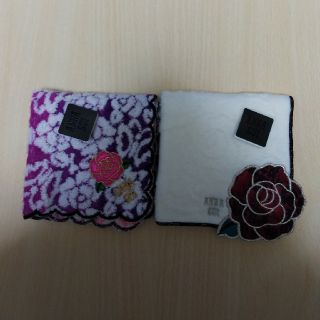 アナスイ(ANNA SUI)のアナスイ タオルハンカチ 2枚 新品 (I)(ハンカチ)