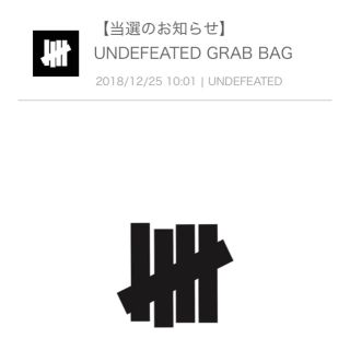 UNDEFEATED - Ｌサイズ UNDEFEATED GRAB BAG 福袋の通販 by アリシャ's ...