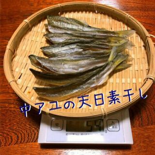 中アユの天日素干し50g 試作品限定生産(魚介)