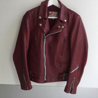 ルイスレザー(Lewis Leathers)の値下貴重カラーADDICT CLOTHESアディクトクローズ36(ライダースジャケット)