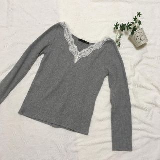 ヘザー(heather)の専用です ヘザー❁トップス レース(カットソー(長袖/七分))