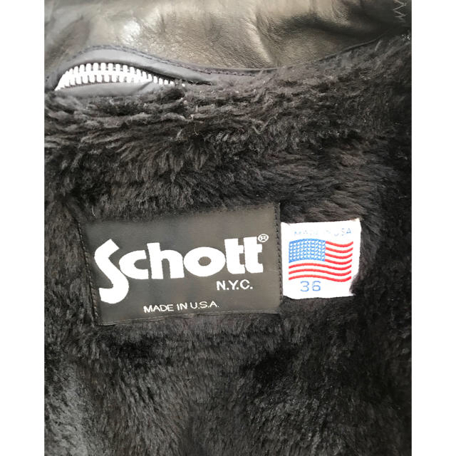 schott サイズ36の通販 by とも's shop｜ショットならラクマ - Schott ライダースジャケット641 今月限定