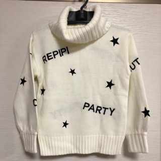 レピピアルマリオ(repipi armario)のrepipi armario 新品未使用 タートルニット(ニット)