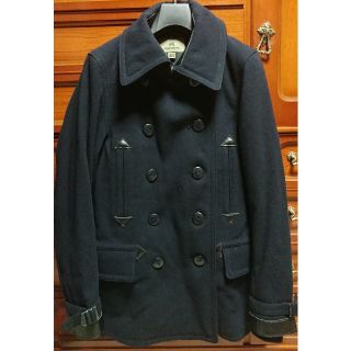 ダブルアールエル(RRL)のNigel Cabourn ナイジェルケーボン ピーコート ネイビー Pコート(ピーコート)