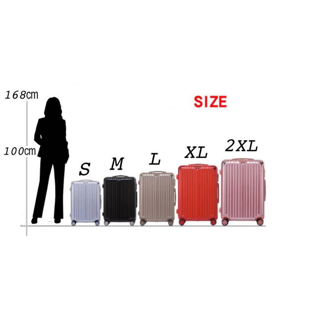 新品/超軽量スーツケース/キャリーケース/6色/2XLサイズ/送料無料