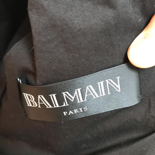 balmain バルマン 15aw コーティングバイカーライダースジャケット