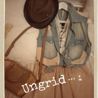 アングリッド(Ungrid)のUngrid ノースリデニムSH(シャツ/ブラウス(半袖/袖なし))