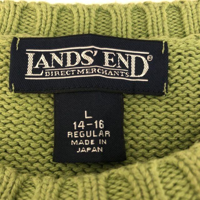 LANDS’END(ランズエンド)の【美品】ランズエンド 日本製ニットチュニック&ワンピース L レディースのトップス(チュニック)の商品写真