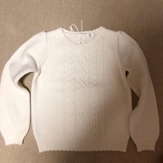 フェルゥ(Feroux)のferoux白セーター(ニット/セーター)