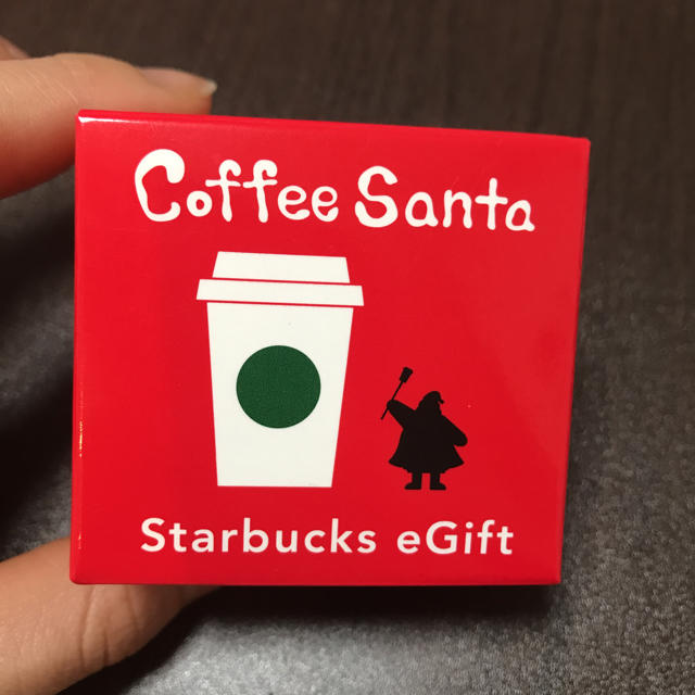 Starbucks Coffee(スターバックスコーヒー)の【新品未開封】CoffeeSanta Starbucks eGift エンタメ/ホビーのコレクション(ノベルティグッズ)の商品写真