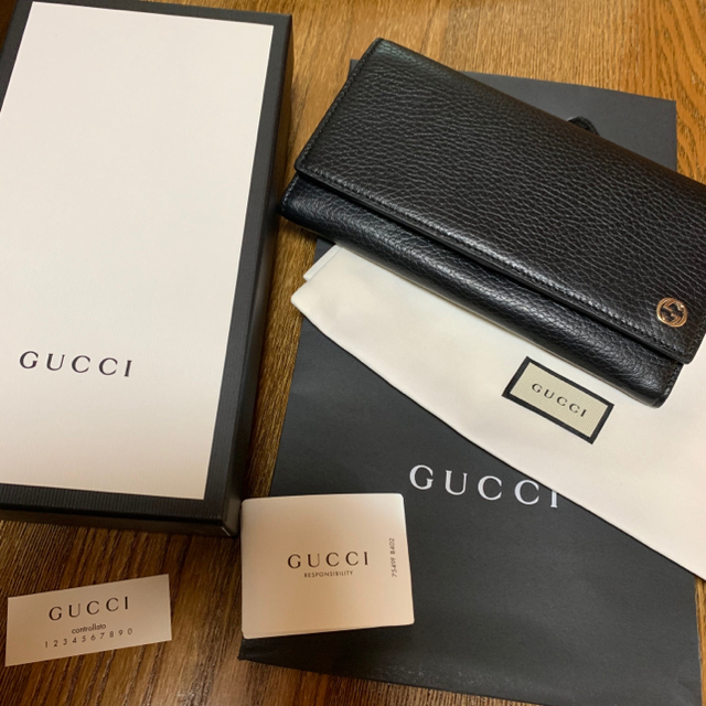 Gucci - 財布 グッチ GUCCI 長財布 財布 黒の通販 by mii's shop