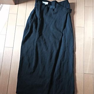 ヨウジヤマモト(Yohji Yamamoto)のyohji yamamoto 黒スカート(ロングスカート)