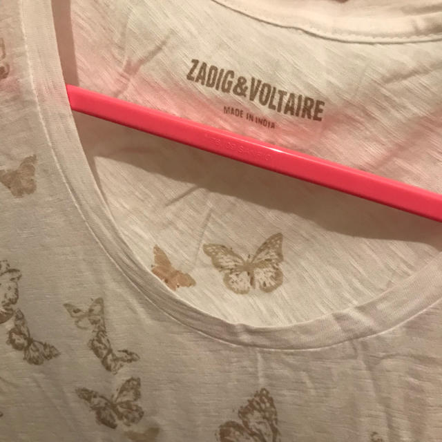 Zadig&Voltaire(ザディグエヴォルテール)の蝶柄Tシャツ レディースのトップス(Tシャツ(半袖/袖なし))の商品写真