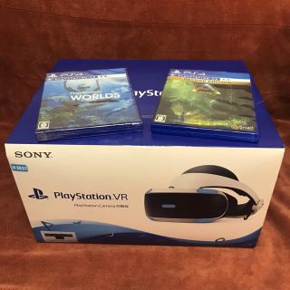 プレイステーションヴィーアール(PlayStation VR)の★新品未開封★ PSVR カメラ同梱版★VR WORLDS★ARK PARK★(家庭用ゲーム機本体)