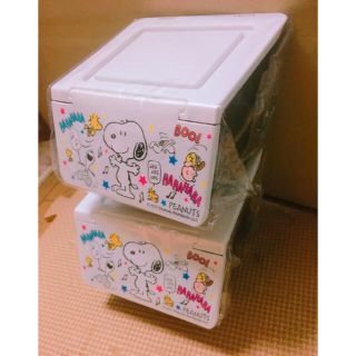 スヌーピー(SNOOPY)の新品未使用 スヌーピー   ボックス2個セット(ケース/ボックス)