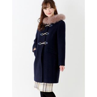 ミッシュマッシュ(MISCH MASCH)の新品タグ付♡定価3万円♡ミッシュマッシュ♡ロングダッフルコートネイビー(ダッフルコート)