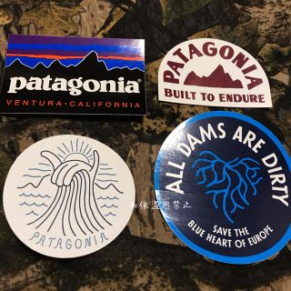 パタゴニア(patagonia)の新品未使用 パタゴニア フィッツロイ &新作ステッカー3枚、計4枚セット(その他)