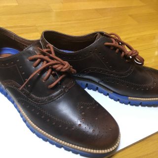 コールハーン(Cole Haan)の新品未使用☆コールハーン ゼログランド ブラウン×ブルー(ドレス/ビジネス)