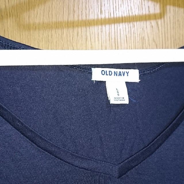 Old Navy(オールドネイビー)のOLD NAVY ネイビー 半袖トップス LG レディースのトップス(Tシャツ(半袖/袖なし))の商品写真