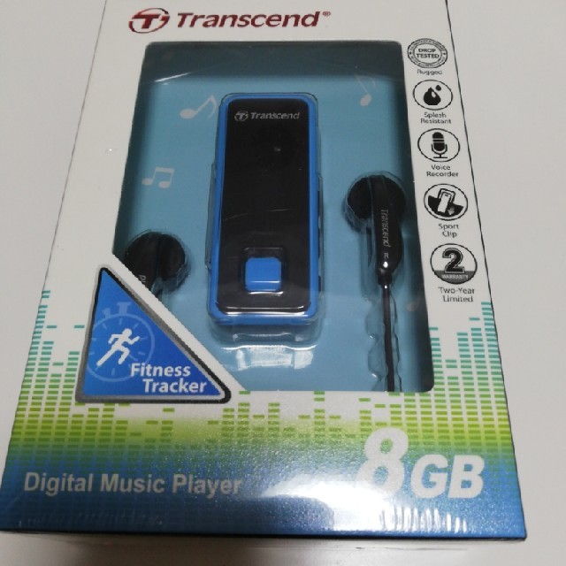 Transcend(トランセンド)のMP3 防塵防水　ボイスレコーダー　ラジオ スマホ/家電/カメラのオーディオ機器(ポータブルプレーヤー)の商品写真