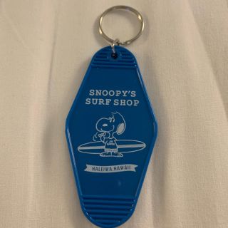 スヌーピー(SNOOPY)のハワイ ノースショア限定キーホルダー ブルーSNOOPY’S SURF SHOP(キーホルダー)