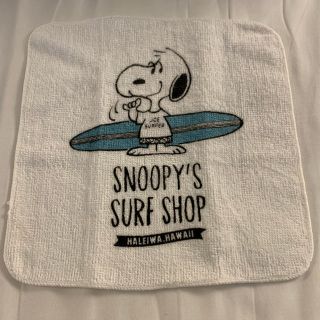 スヌーピー(SNOOPY)のハワイ ノースショア限定 スヌーピーハンドタオル 新品(タオル)