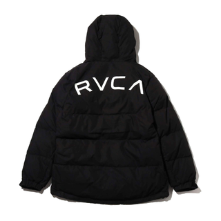 ルーカ(RVCA)の新品 RVCA ダウンジャケット L ルカ ルーカ PUFFA JACKET 黒(ダウンジャケット)