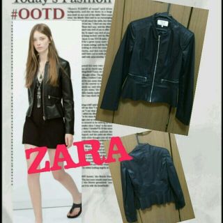 ザラ(ZARA)のライダースジャケット(ライダースジャケット)