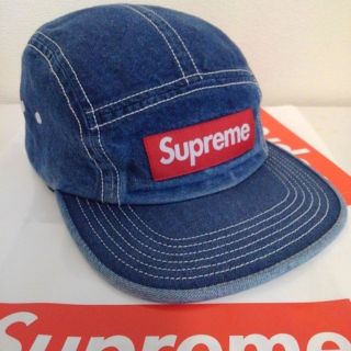 シュプリーム(Supreme)のザブロー様専用　シュプリーム　キャンプ　キャップ　Box Logo 帽子　デニム(キャップ)