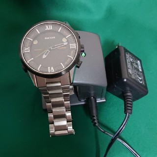リコー(RICOH)の超美品。日本製。リコーのバイブ付き時計。(腕時計(アナログ))