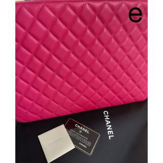 CHANEL - CHANEL❤️新品✨確実本物☆ピンククラッチバッグ❤️の通販