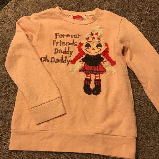 daddy oh daddy(ダディオーダディー)の長袖Tシャツ 3枚セット 送料込みです。 キッズ/ベビー/マタニティのキッズ服女の子用(90cm~)(Tシャツ/カットソー)の商品写真