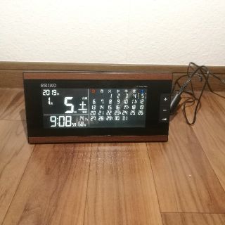 セイコー(SEIKO)のセイコークロック SEIKO CLOCK DL212B 電波置時計(置時計)