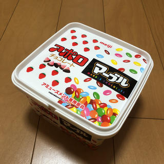 新品未開封 アポロ マーブルチョコ バケツ アミューズメント景品(菓子/デザート)