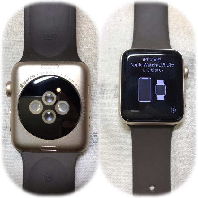 人気ゴールド色!!美品】Apple Watch Series2 42mm-