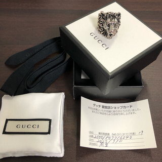 グッチ(Gucci)のGUCCI ライオンヘッドリング 19号(リング(指輪))