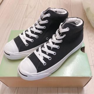 コンバース(CONVERSE)のCONVERSE  ジャックパーセル  ブラック  22.5cm(スニーカー)