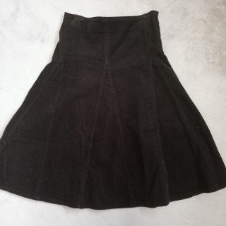 ザラ(ZARA)のZARA　コーデュロイスカート(ひざ丈スカート)