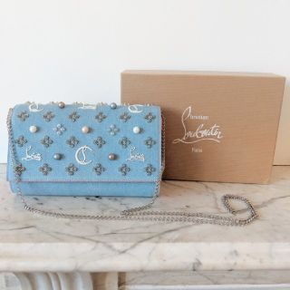 クリスチャンルブタン(Christian Louboutin)の【新作・新品】ルブタン パロマ デニム 2WAY ショルダーバッグ クラッチ(ショルダーバッグ)