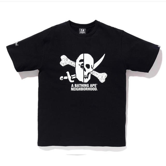 A BATHING APE(アベイシングエイプ)のNEIGHBORHOOD X A BATHING APE 初売り TEEシャツ メンズのトップス(Tシャツ/カットソー(半袖/袖なし))の商品写真