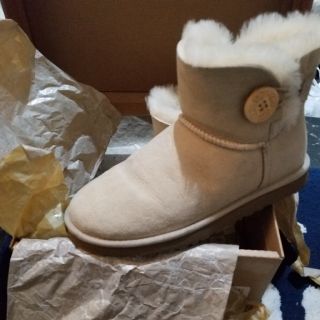 アグ(UGG)のろここ様専用アグUGGブーツ6　23センチ　ベージュモカシン　(ブーツ)