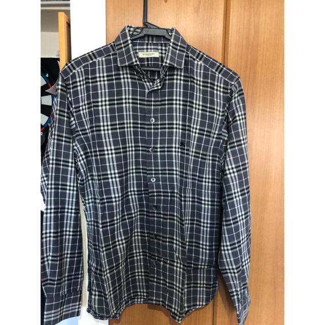 BURBERRY - Burberry チェックシャツ ブラックの通販 by akira's shop｜バーバリーならラクマ