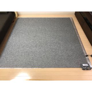 アイリスオーヤマ(アイリスオーヤマ)の【値下げ】ホットカーペット 2畳（176×176cm）熱を逃がさないシート付き(ホットカーペット)