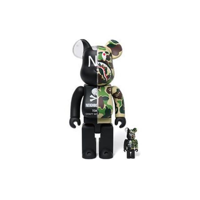 400%100% BAPE x NEIGHBORHOOD BE@RBRICK エンタメ/ホビーのフィギュア(その他)の商品写真