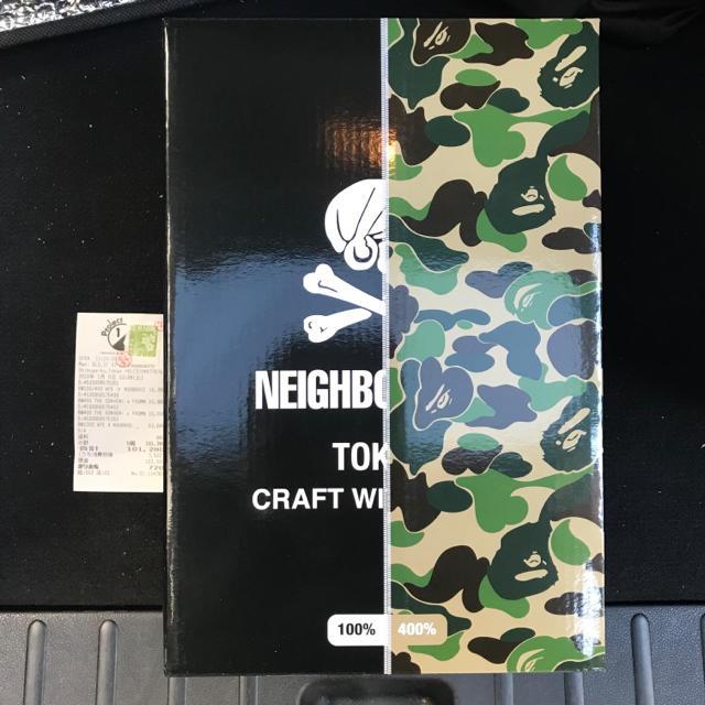 A BATHING APE(アベイシングエイプ)のBAPE NBHD ABC SHARK BE@RBRICK 400%&100% エンタメ/ホビーのフィギュア(その他)の商品写真