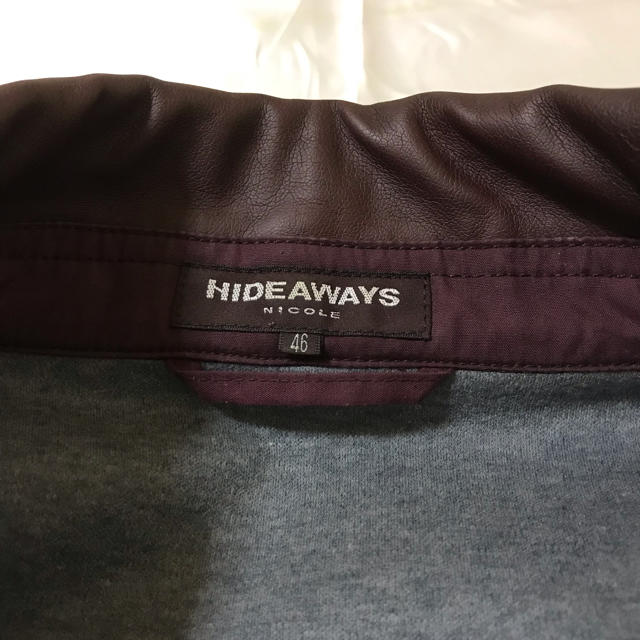 HIDEAWAY(ハイダウェイ)のHIDEAWAYS ライダースジャケット メンズのジャケット/アウター(ライダースジャケット)の商品写真