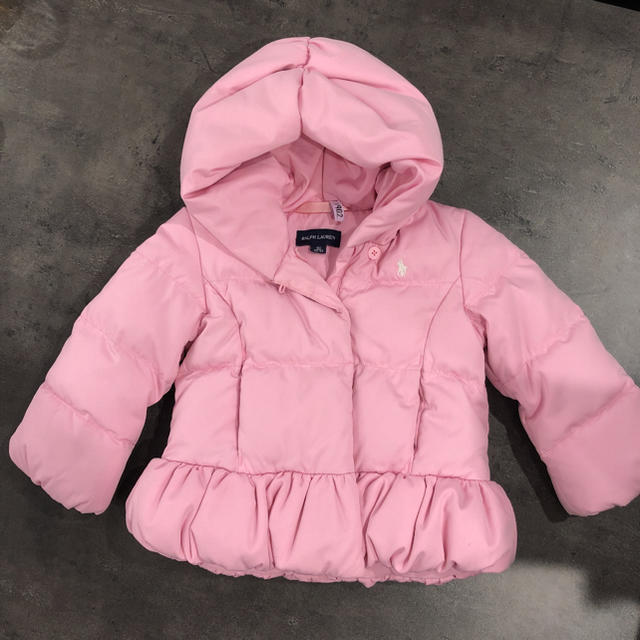 Ralph Lauren(ラルフローレン)のca32さま専用 ラルフローレン ダウン アウター コート 90 女の子 ピンク キッズ/ベビー/マタニティのキッズ服女の子用(90cm~)(ジャケット/上着)の商品写真